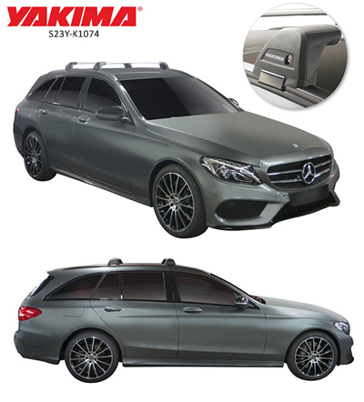 Yakima Whispbar roof racks Mercedes C-Class wagon